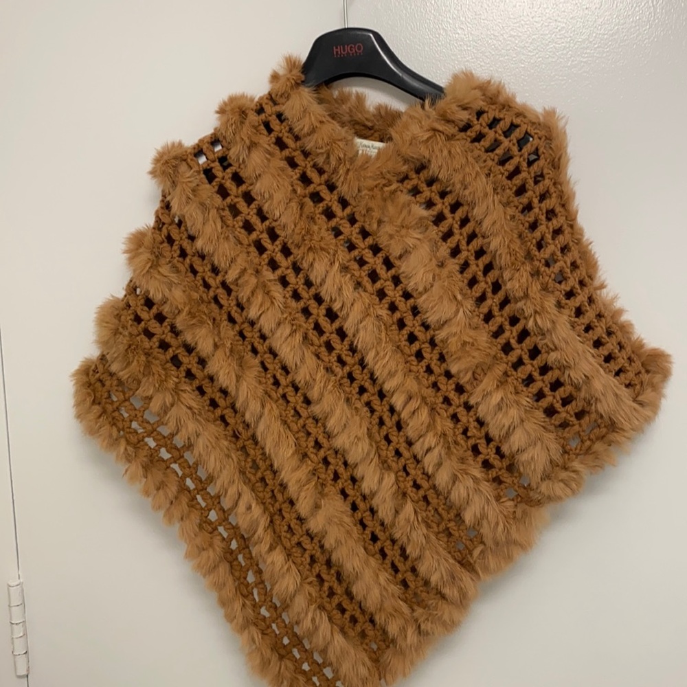 Neiman Marcus Rabbit Fur Cape